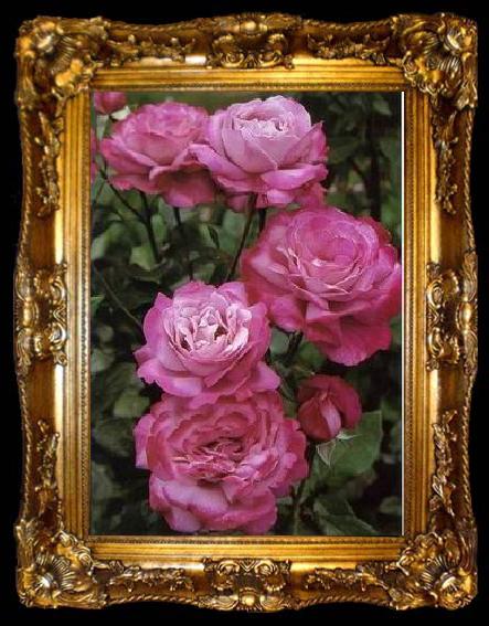 framed  unknow artist Still life floral, all kinds of reality flowers oil painting  110, ta009-2